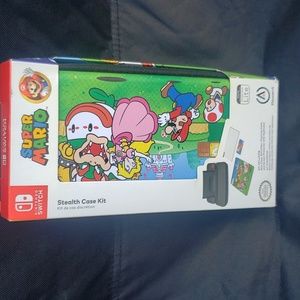 Super Mario Nintendo Switch Protection Case kit.